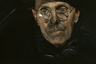 25. L. Logan, of West Chicago, boilermaker at the roundhouse at the Proviso yard. Melrose Park (near Chicago), Illinois; C & NW RR [i.e. Chicago and North Western railroad], 1942 / Jack Delano