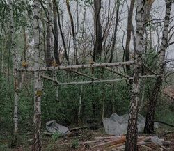 25. Abandoned position of Russian troops. Ukraine, 2022