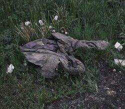 30. Burial place of a civilian. Ukraine, 2022.