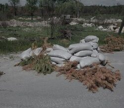 43. Abandoned position of Russian troops. Ukraine, 2022