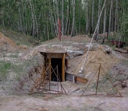 45. Abandoned position of Russian troops. Ukraine, 2022