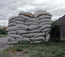 46. Abandoned position of Russian troops. Ukraine, 2022