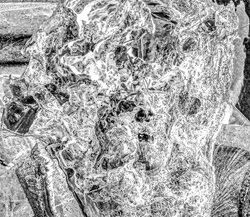 28. Portrait of a dead Russian soldier. Ukraine, 2022.