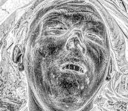 53. Portrait of a dead Russian soldier. Ukraine, 2022.