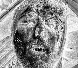 68. Portrait of a dead Russian soldier. Ukraine, 2022.