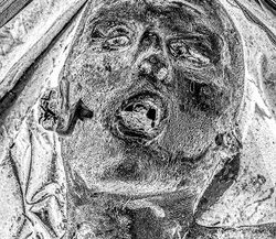 57. Portrait of a dead Russian soldier. Ukraine, 2022.