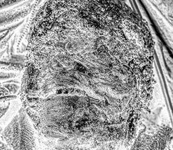 37. Portrait of a dead Russian soldier. Ukraine, 2022.