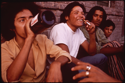37. Second Ward, the Spanish Speaking Section, El Paso, Texas. Photographer: Danny Lyon