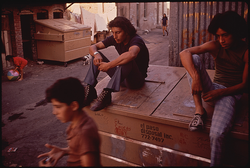 39. Second Ward, the Spanish Speaking Section, El Paso, Texas. Photographer: Danny Lyon