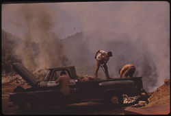 52. Open Garbage Dump on Highway 112, North of San Sebastian 02/1973. Photographer: John Vachon