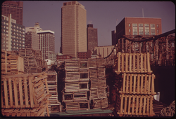 07.Looking from Old Bridge at Northern Avenue 05/1973. Photographer: Ernst Halberstadt