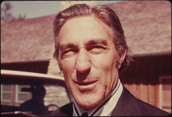 08. Stewart Udall, Former Secretary of the Interior and a Longtime Supporter of a Tallgrass Prairie National Park, 09/1974. Photographer: Patricia D. Duncan