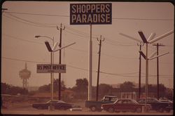 05. Las Vegas shopping center, May 1972. Photographer: Charles O'Rear