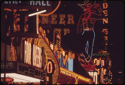 42. Night lights, May 1972. Photographer: Charles O'Rear